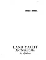 Airstream LAND YACHT Owner'S Manual preview