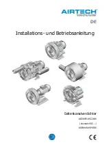 Preview for 1 page of AirTech ASC0055 Installation And Operating Instruction