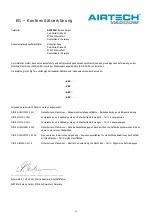 Preview for 17 page of AirTech ASC0055 Installation And Operating Instruction