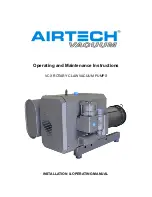 AirTech VCX 100 Operating And Maintenance Instructions Manual предпросмотр