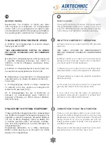 Preview for 3 page of AirTechnic CLASSICO D User Manual