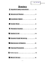 Preview for 2 page of AirTechnic DDA-370 Instructions For Use Manual