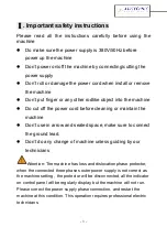 Preview for 3 page of AirTechnic DDA-370 Instructions For Use Manual