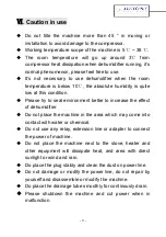 Preview for 11 page of AirTechnic DDA-480 Instructions For User