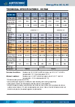 Предварительный просмотр 8 страницы Airtecnic ENERGY BOX AC Operation Manual