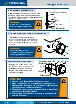 Предварительный просмотр 12 страницы Airtecnic ENERGY BOX AC Operation Manual