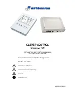 Preview for 1 page of Airtecnics CLEVER CONTROL V3 Installation And Operation Manual