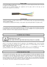 Preview for 4 page of Airtecnics K7 770 HEPA Installation Manual, Operation And Maintenance