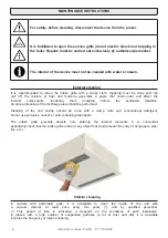 Preview for 8 page of Airtecnics K7 770 HEPA Installation Manual, Operation And Maintenance