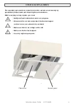 Preview for 9 page of Airtecnics K7 770 HEPA Installation Manual, Operation And Maintenance