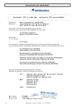 Preview for 14 page of Airtecnics K7 770 HEPA Installation Manual, Operation And Maintenance