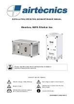 Airtecnics Kleenbox
46/46 Installation, Operation And Maintenance Manual preview