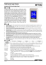 Preview for 1 page of AirTek MFT28U Quick Start Manual