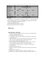 Preview for 3 page of AirTek MOB-10KDCHR Instruction Manual And Use