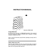 Preview for 1 page of AirTek PCMH45-DW Instruction Manual