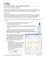 Предварительный просмотр 1 страницы AirTest TR9299 Adjustment