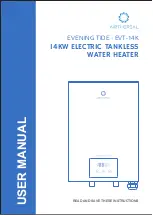 Preview for 1 page of Airthereal EVENING TIDE EVT-14K User Manual