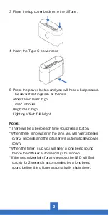 Preview for 7 page of Airthereal LF200M User Manual