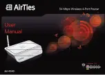 AirTies Air 4240 User Manual preview