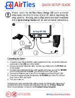 AirTies RT-205 Quick Setup Manual preview