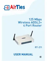 AirTies RT-211 User Manual предпросмотр