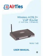 AirTies WAV-140 User Manual предпросмотр