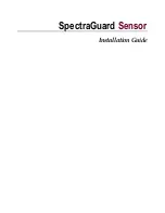 Preview for 1 page of AirTight SpectraGuard Sensor Installation Manual