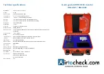 Airtocheck RM-402T Quick Manual предпросмотр