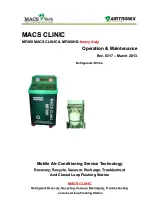 Предварительный просмотр 1 страницы Airtronix MACS CLINIC MF260 Operation & Maintenance Manual