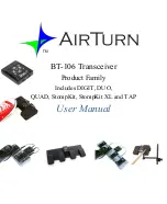 AirTurn BT-106 Digit User Manual preview