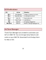 Предварительный просмотр 11 страницы AirTurn DIGIT III User Manual