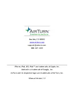 Предварительный просмотр 16 страницы AirTurn DIGIT III User Manual