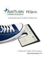 AirTurn PEDpro Operating Manual предпросмотр