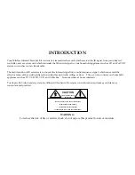 Preview for 3 page of airwave AWX 701-A Operation Manual