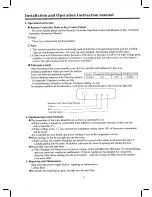 Предварительный просмотр 7 страницы Airway Piso Techo 12K Series Installation/Operation Instruction Manual