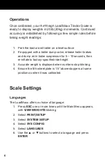 Preview for 8 page of airweigh LoadMaxx 5809 User Manual