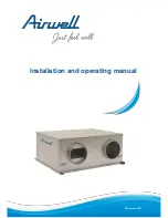 Airwell Airflow 2020 Installation And Operating Manual предпросмотр