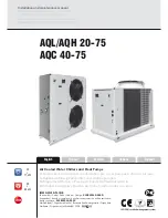 Preview for 1 page of Airwell AQC 40-75 Installation And Maintenance Manual