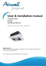 Airwell Aqu@Scop Advance R410A User & Installation Manual preview