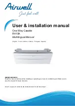 Airwell AW-CDV012-N11 User & Installation Manual preview