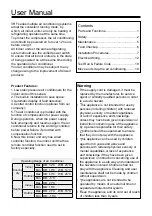 Preview for 3 page of Airwell AW-DDV007-N11 User & Installation Manual