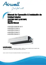 Preview for 107 page of Airwell AW-DDV007-N11 User & Installation Manual