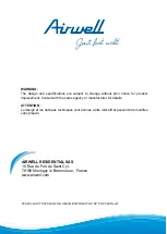 Preview for 128 page of Airwell AW-DDV007-N11 User & Installation Manual