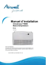 Preview for 29 page of Airwell AW-FWDB018-N91 Installation Manual