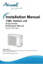 Airwell AW-YHDL009-H91 Installation Manual preview