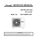 Предварительный просмотр 1 страницы Airwell AW-YHDM018-H91 Service Manual