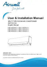 Preview for 2 page of Airwell AWAU-YGF009-H11 User And Installation Manual