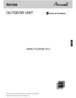 Airwell AWAU-YUDA060-H13 Installation Manual preview