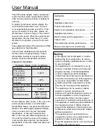 Preview for 2 page of Airwell AWAU-YWC220-H13 Installation Manual