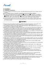 Preview for 18 page of Airwell AWSI-CFV007-N11 Service Manual